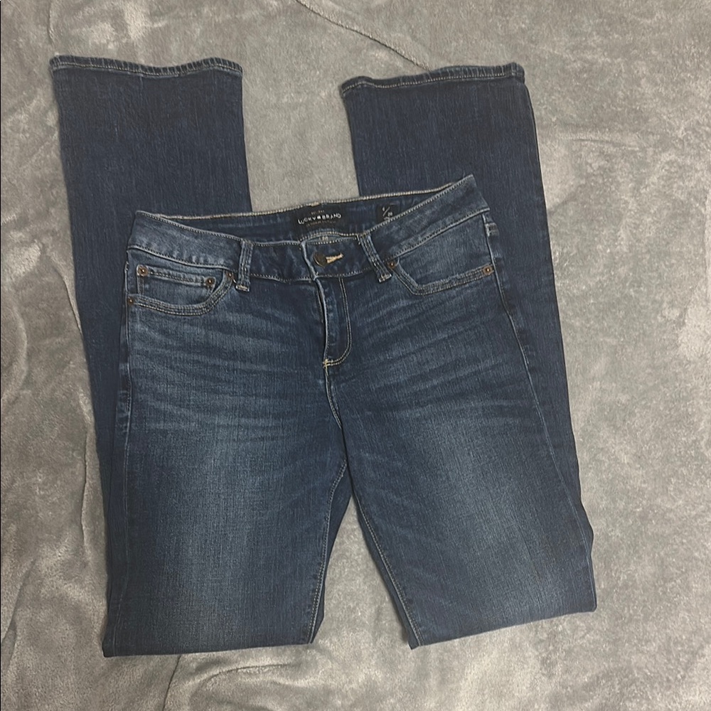 Lucky Brand Blue Straight Leg Jeans Classic Denim size 6/28
